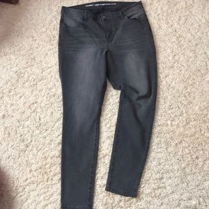 Old navy gray washed super skinny jeans